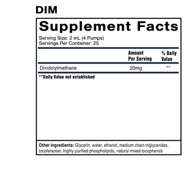 Nanoemulsion DIM